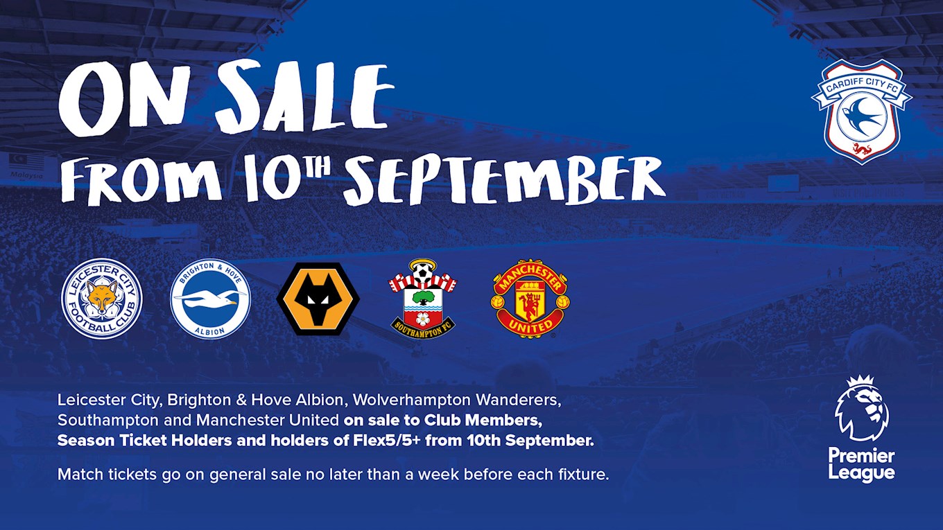 November & December home matches on sale from 10th September Cardiff